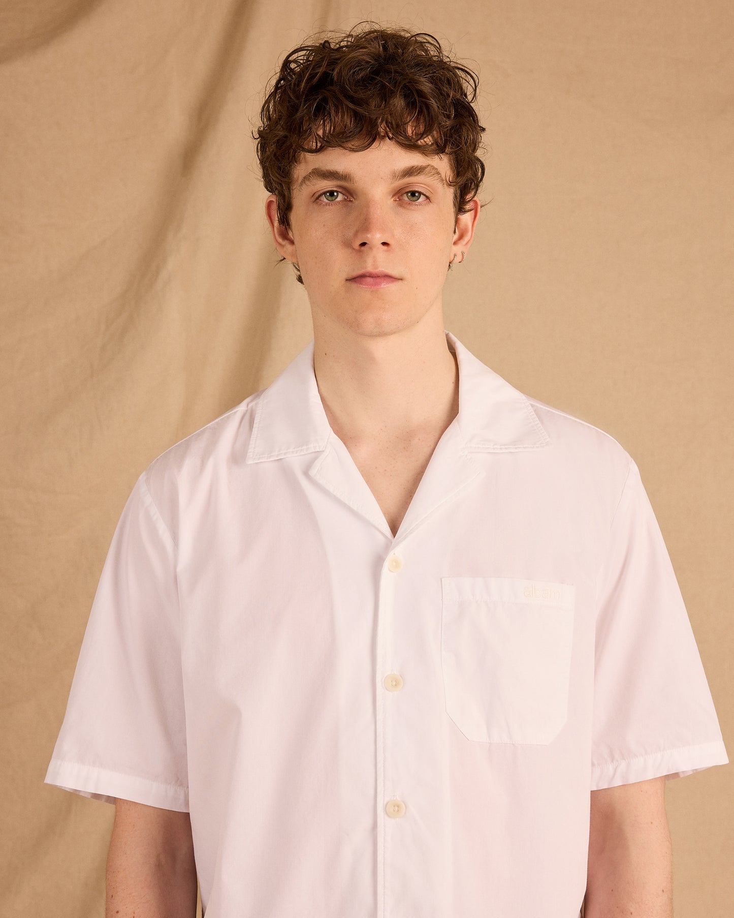 Grange Poplin Shirt in White