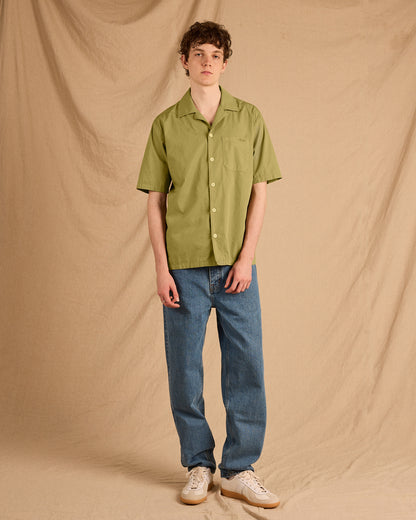 Grange Poplin Shirt in Sand