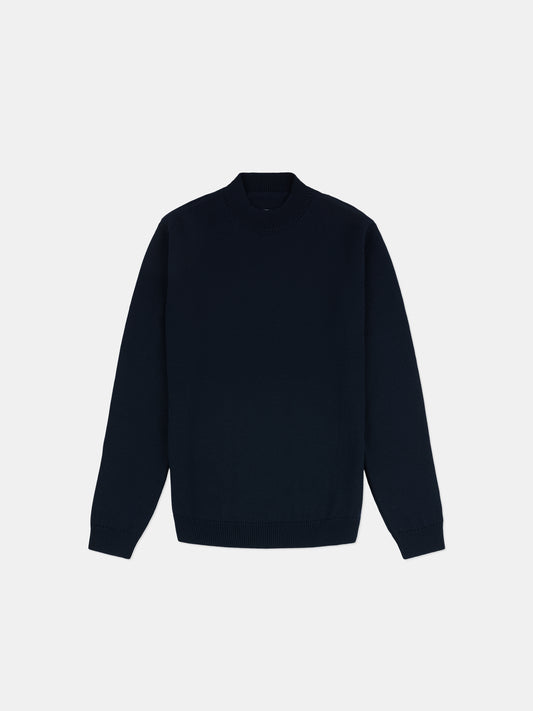 Pimlico Crew Knit in Dark Navy
