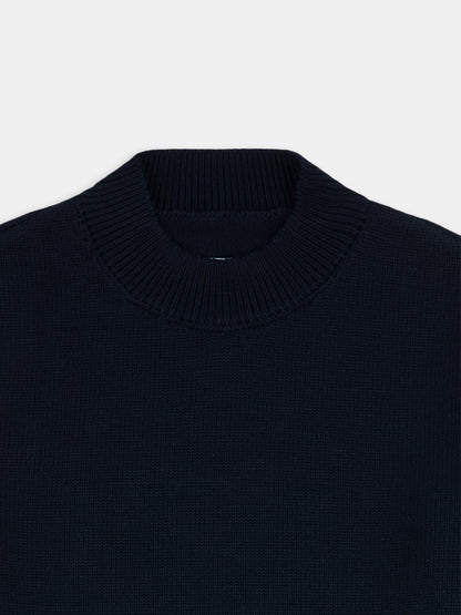 Pimlico Crew Knit in Dark Navy