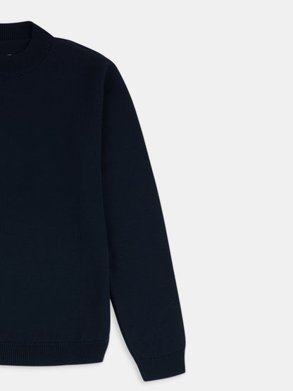 Pimlico Crew Knit in Dark Navy