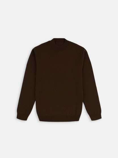 Pimlico Crew Knit in Chocolate