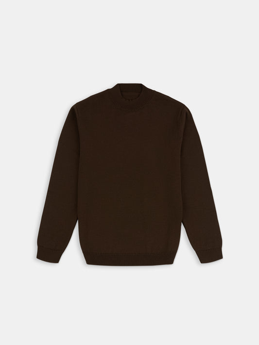 Pimlico Crew Knit in Chocolate