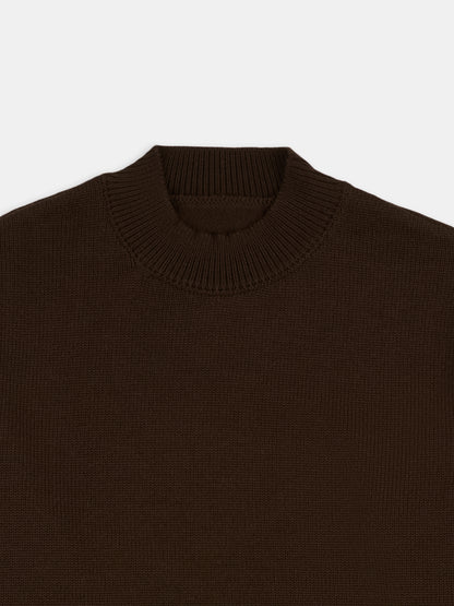 Pimlico Crew Knit in Chocolate