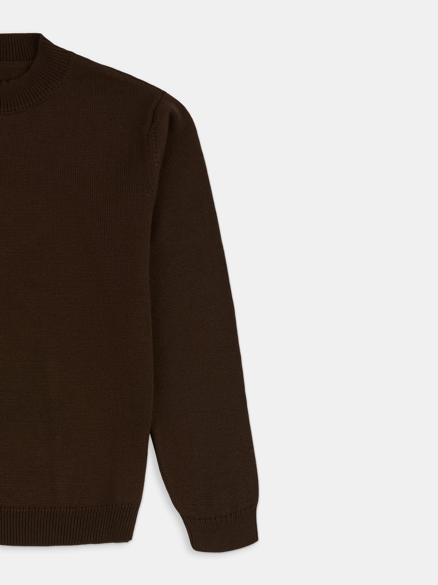 Pimlico Crew Knit in Chocolate