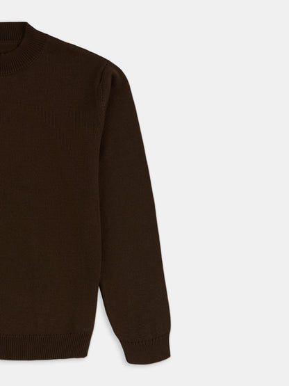 Pimlico Crew Knit in Chocolate