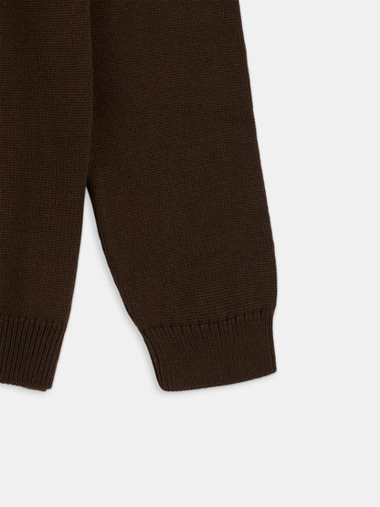 Pimlico Crew Knit in Chocolate