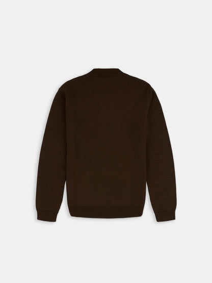 Pimlico Crew Knit in Chocolate