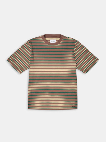 Tame Stripe T-Shirt in Walnut