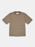Tame Stripe T-Shirt in Walnut