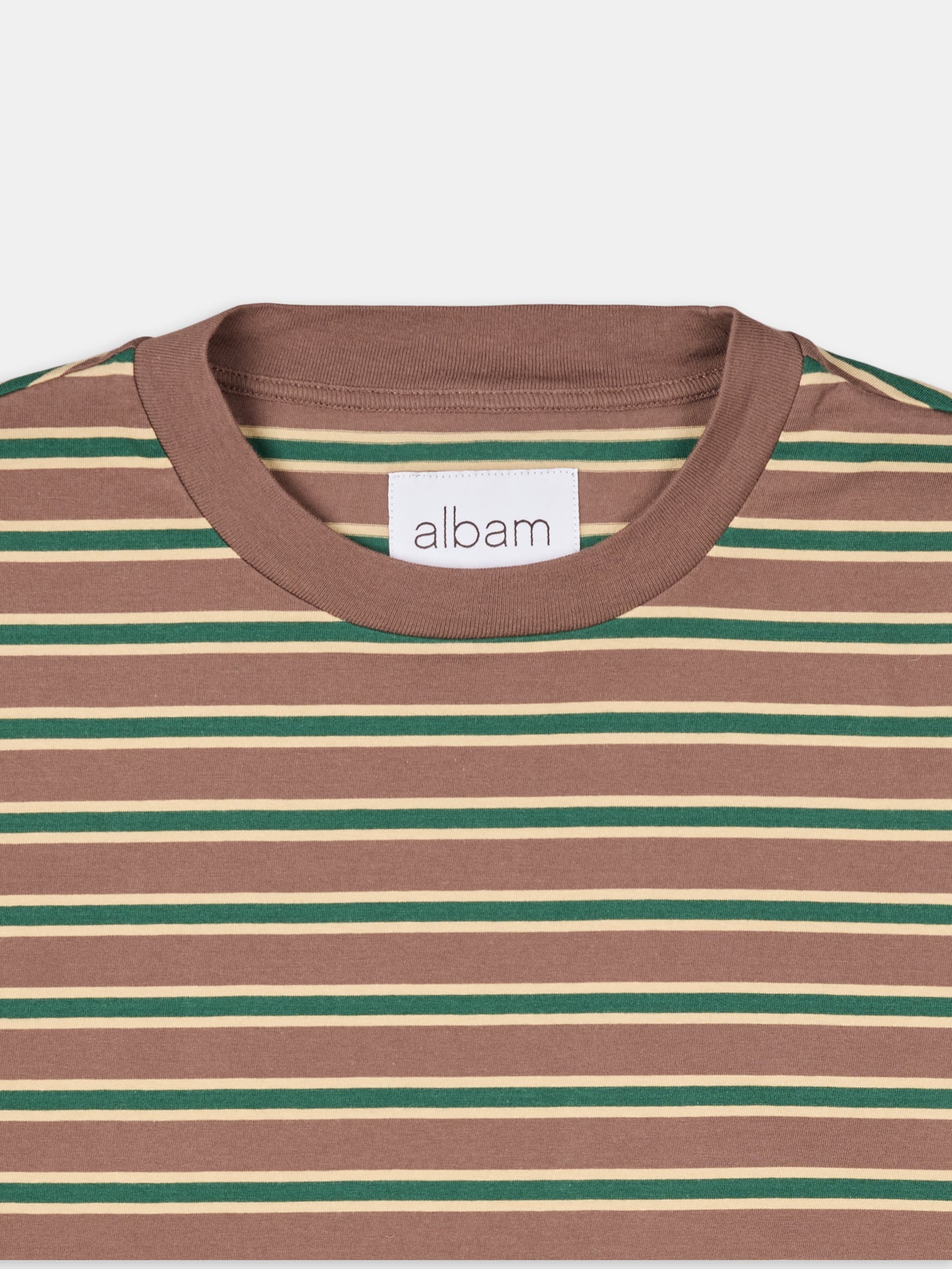 Tame Stripe T-Shirt in Walnut