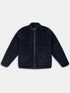 Dudley Zip Through Fleece Jacket in Dark Navy