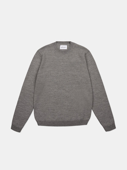 Daily Crew Knit in Grey Marl