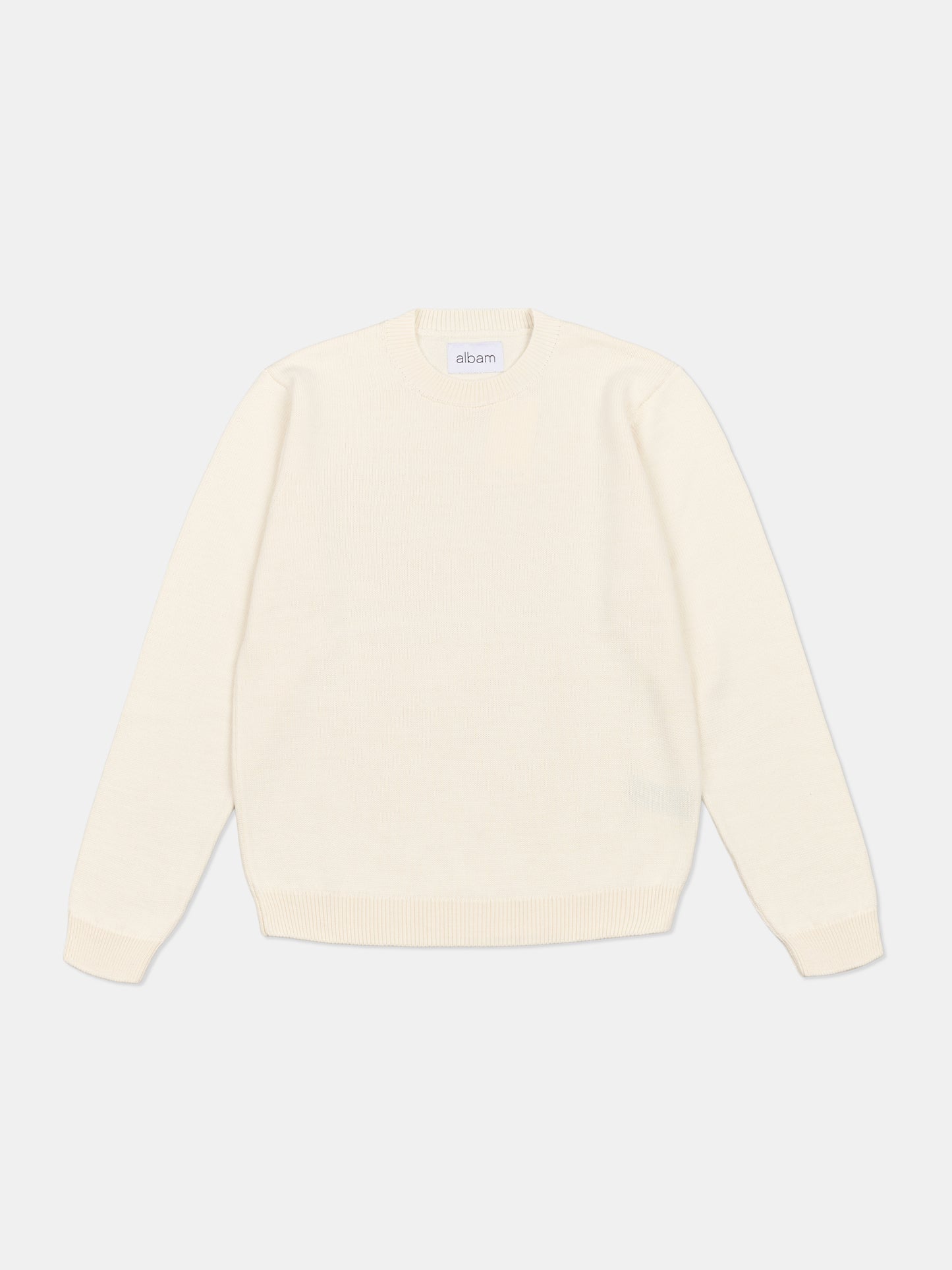 Daily Crew Knit in Ecru