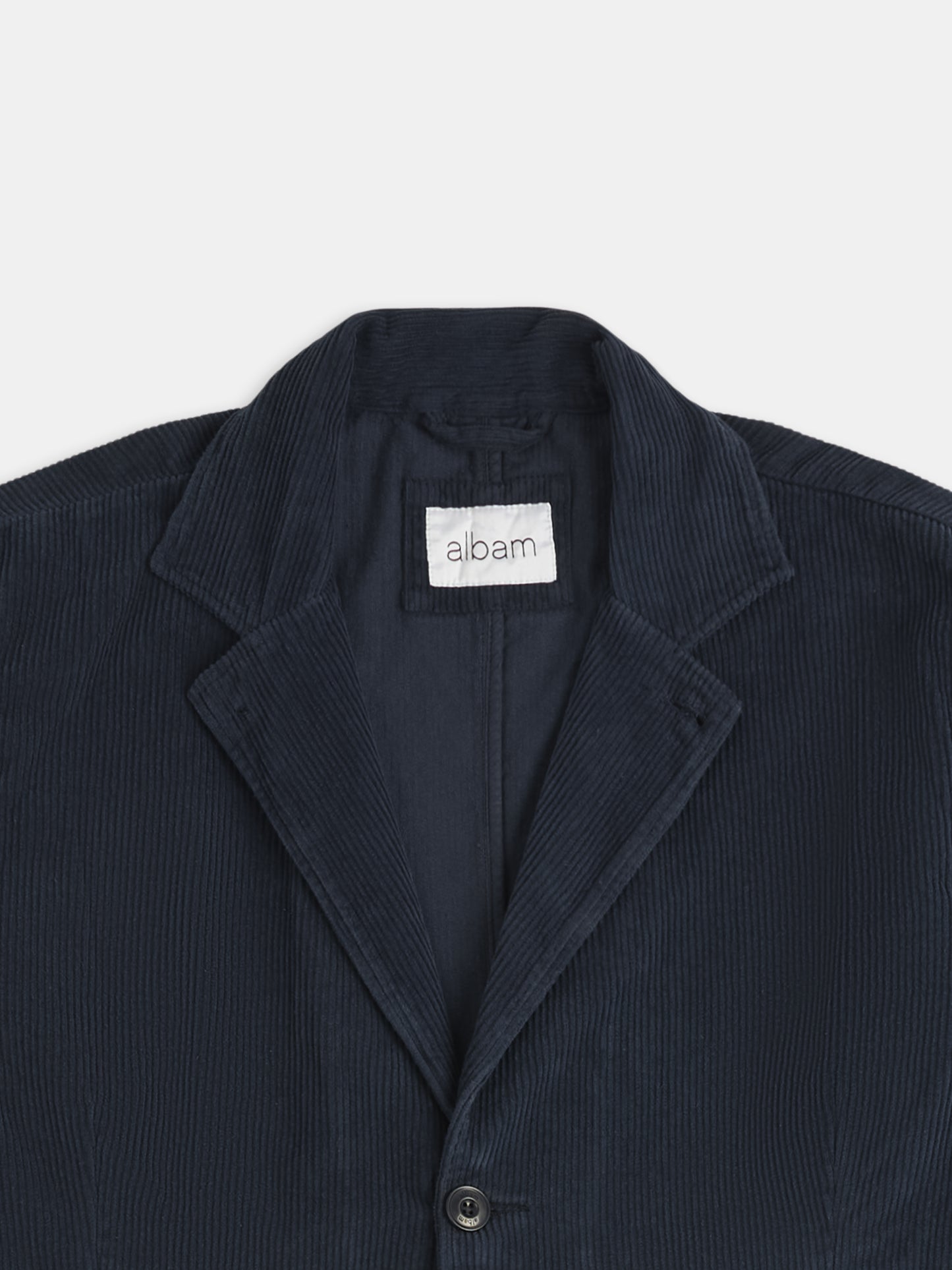 Needlecord Fairfax Blazer in Dark Navy