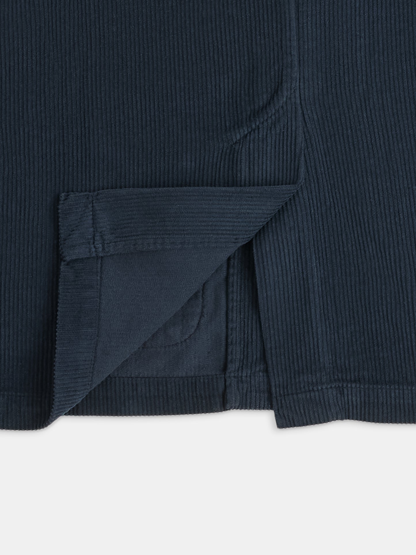 Needlecord Fairfax Blazer in Dark Navy