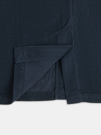 Needlecord Fairfax Blazer in Dark Navy