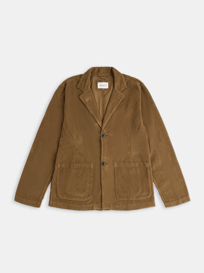 Needlecord Fairfax Blazer in Tobacco