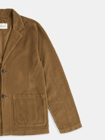 Needlecord Fairfax Blazer in Tobacco