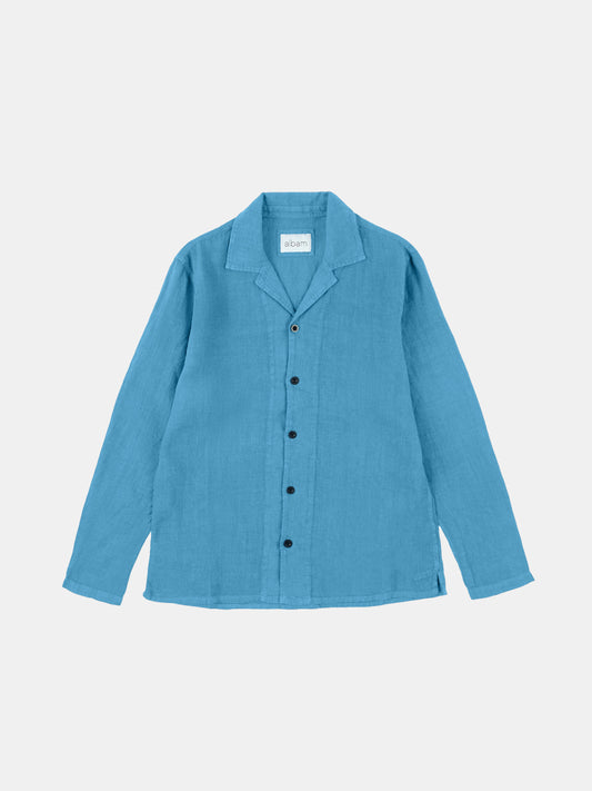 Linen Hyde Shirt in Blue