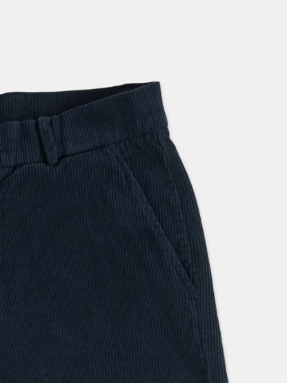 Needlecord Ealing Trouser in Dark Navy