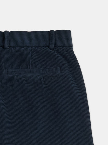 Needlecord Ealing Trouser in Dark Navy