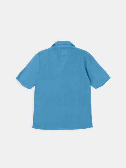 Linen Holland Shirt in Blue
