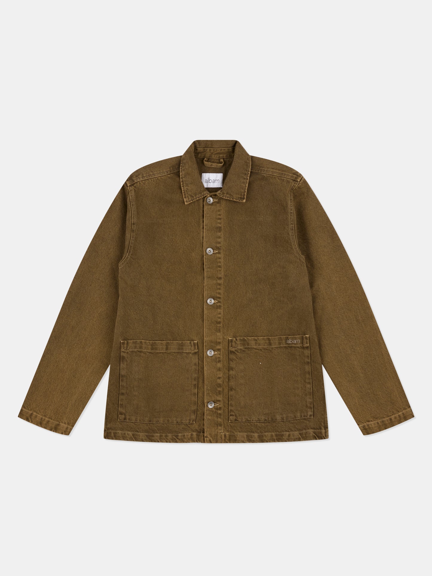 Forge Washed Twill Jacket in Walnut