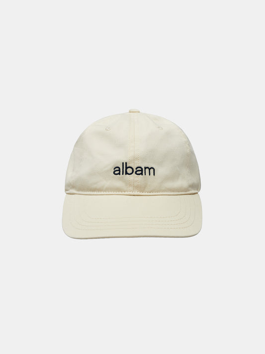 Edgware Logo Cap in Ecru