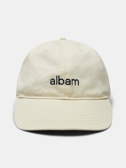 Edgware Logo Cap in Ecru