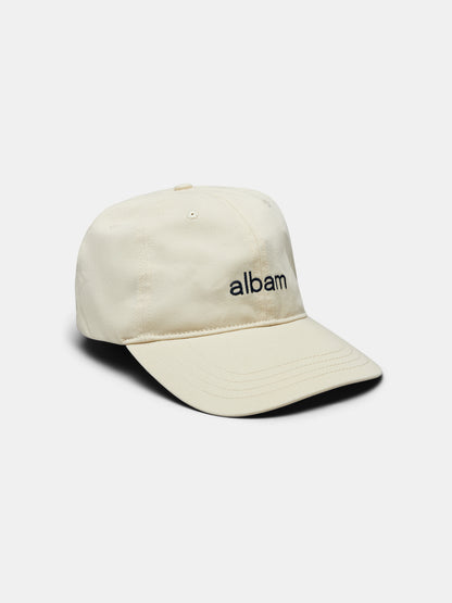 Edgware Logo Cap in Ecru