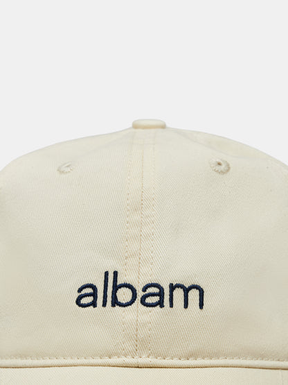 Edgware Logo Cap in Ecru
