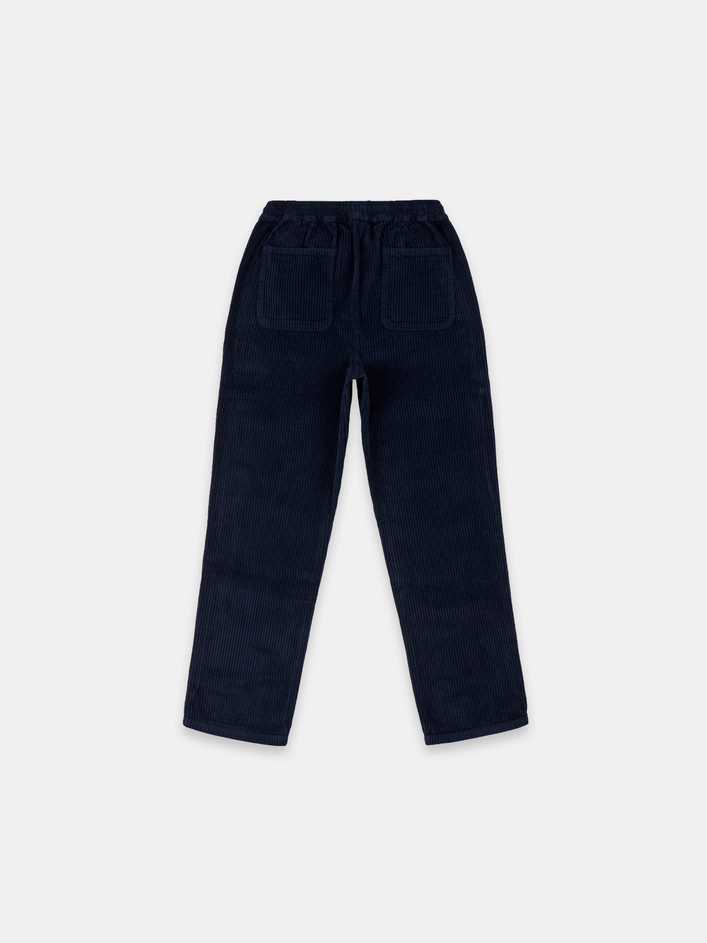 Cord Judd Drawstring Trouser in Dark Navy
