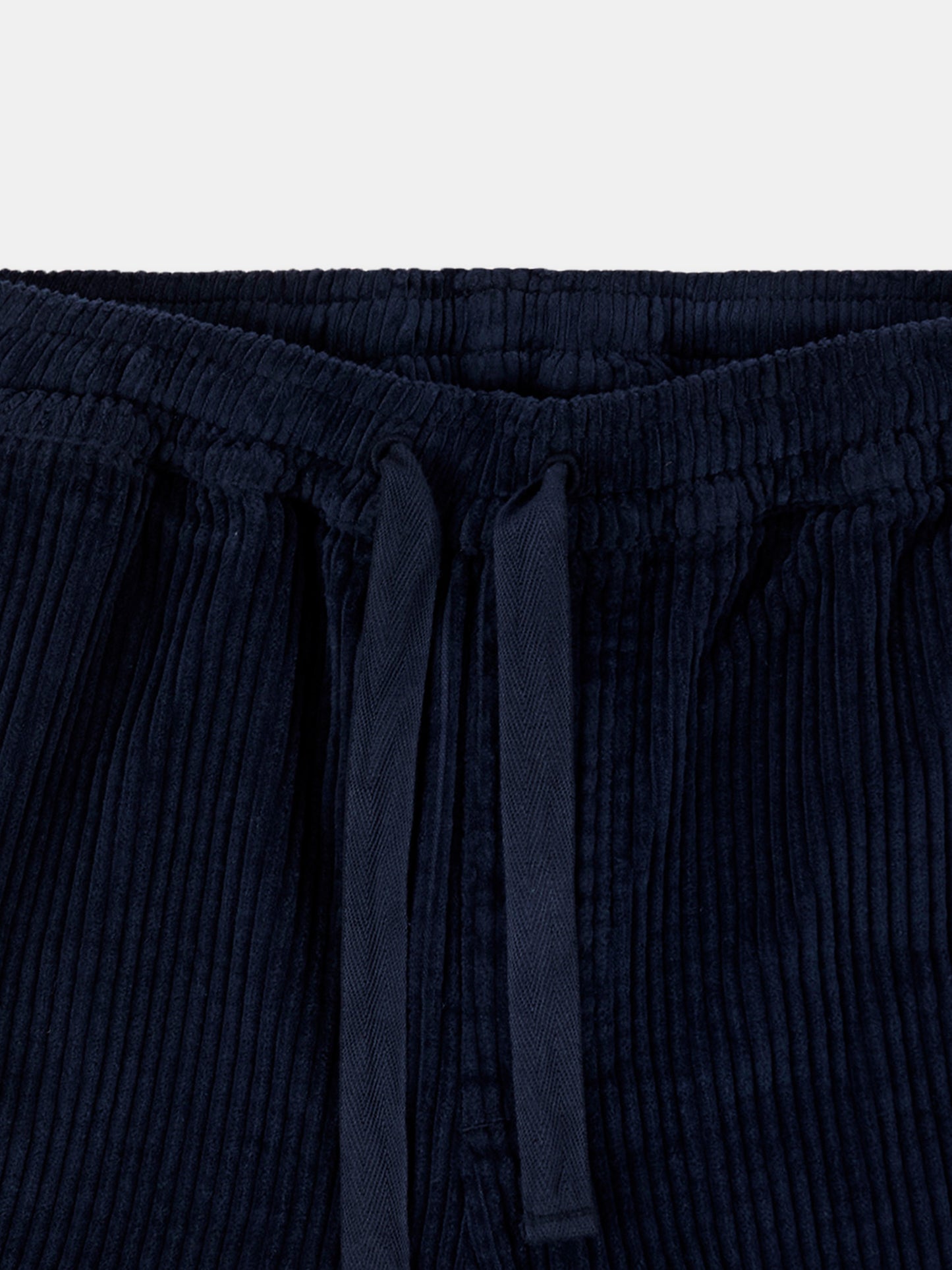 Cord Judd Drawstring Trouser in Dark Navy