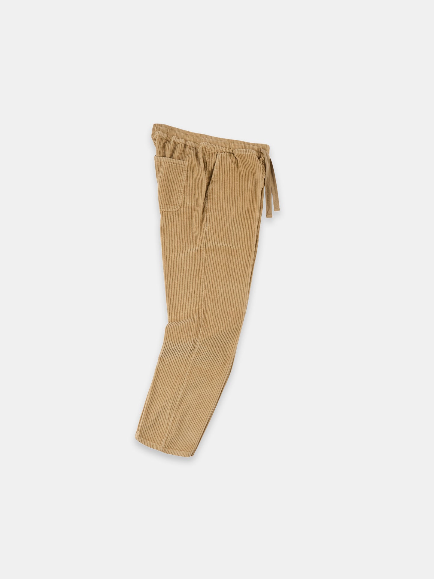 Cord Judd Drawstring Trouser in Stone