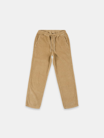 Cord Judd Drawstring Trouser in Stone