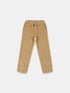Cord Judd Drawstring Trouser in Stone