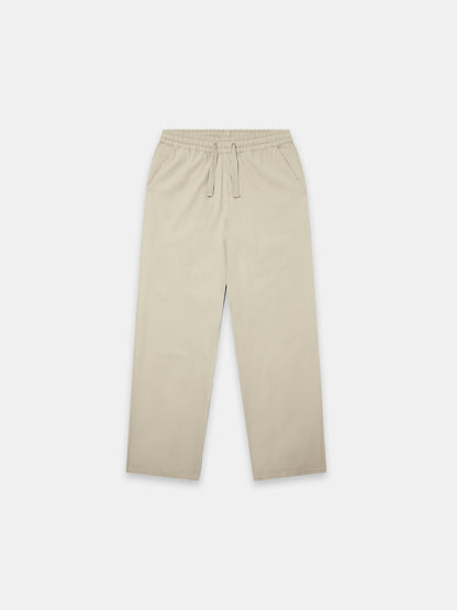 Poplin Drawstring Trouser in Vintage Khaki