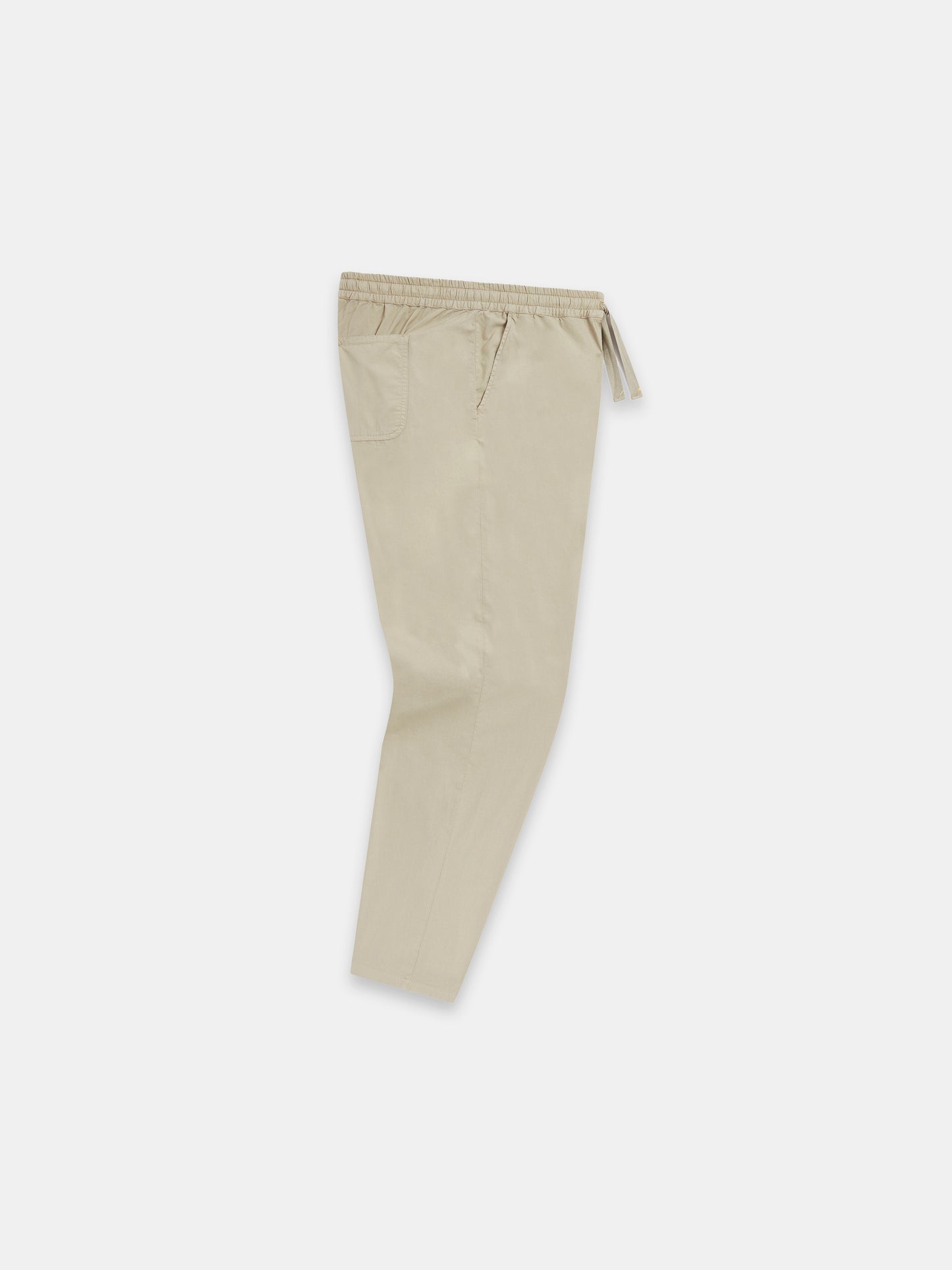 Poplin Drawstring Trouser in Vintage Khaki