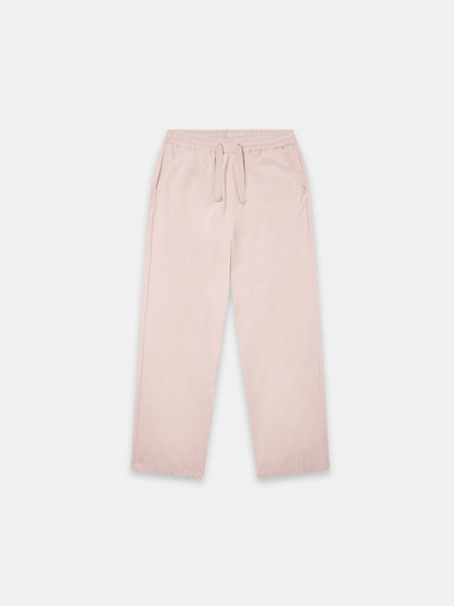 Poplin Drawstring Trouser in Washed Pink