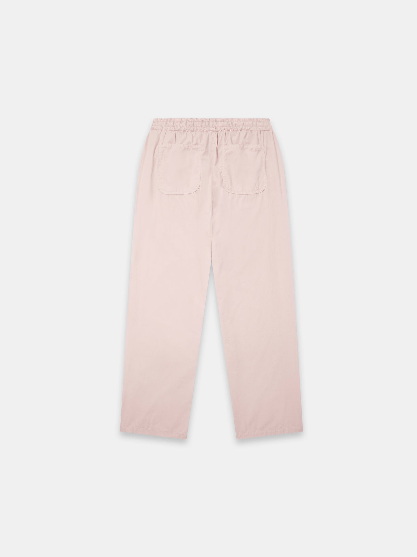 Poplin Drawstring Trouser in Washed Pink