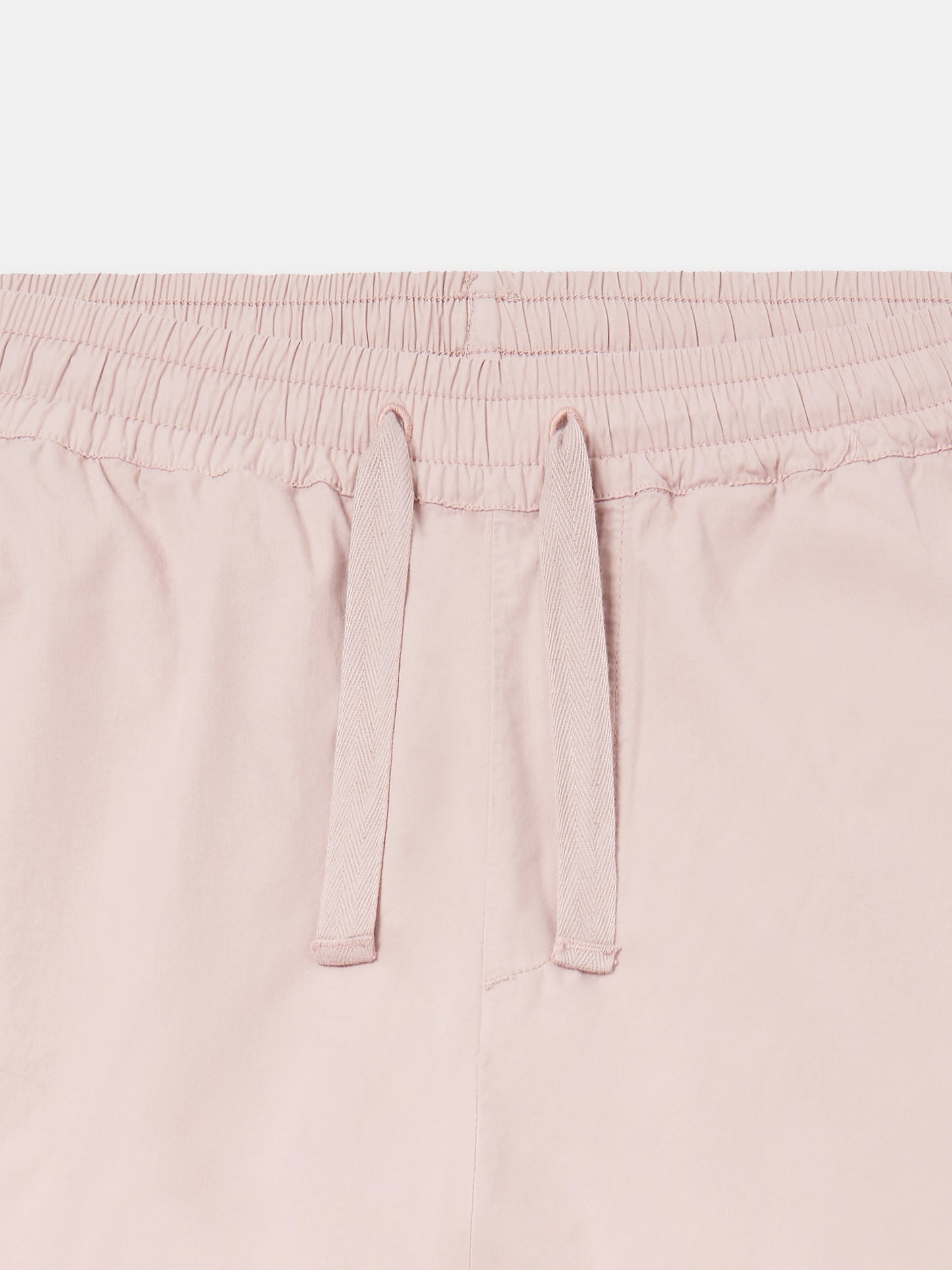 Poplin Drawstring Trouser in Washed Pink