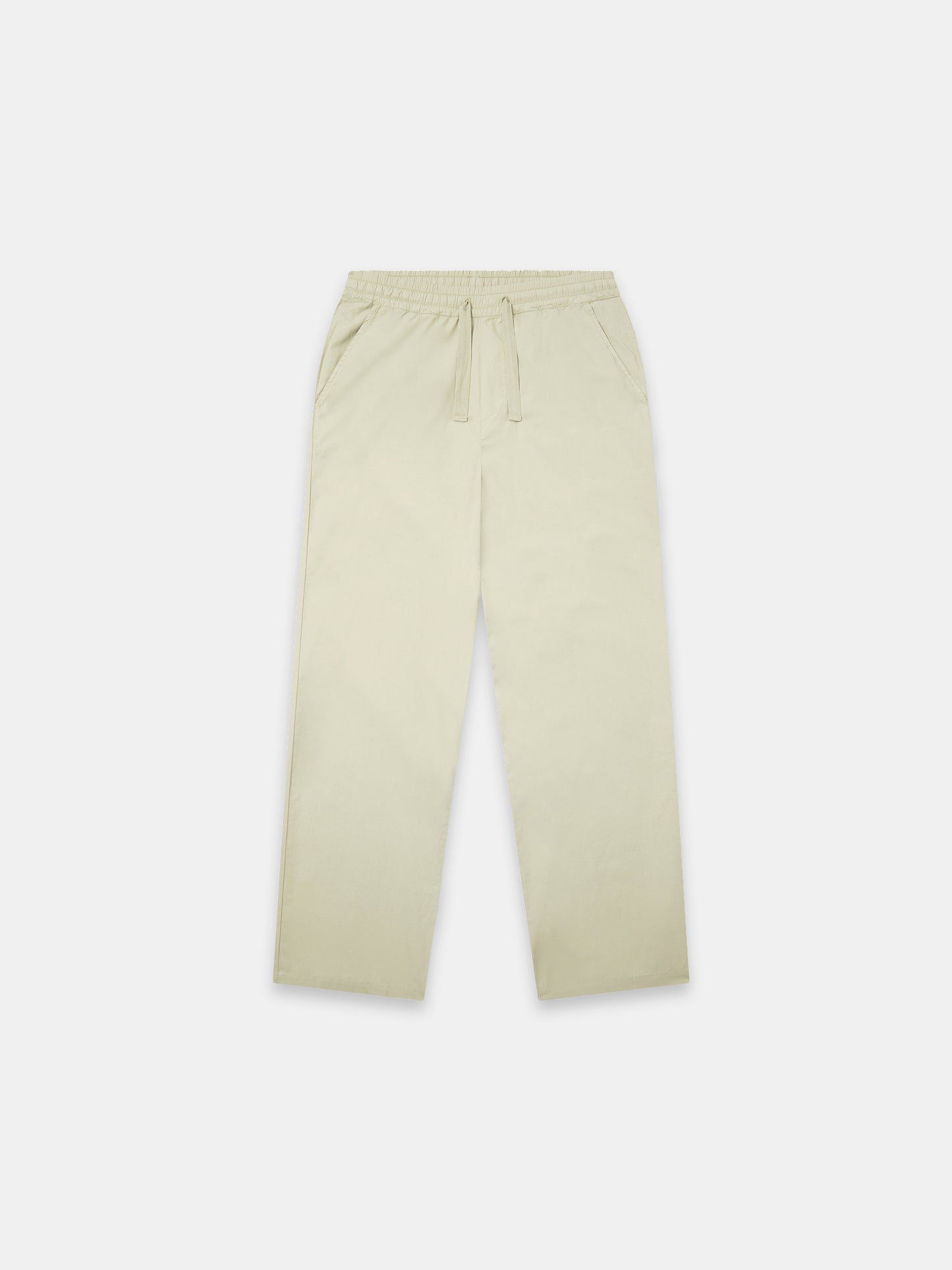 Poplin Drawstring Trouser in Eucalyptus