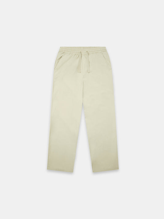 Poplin Drawstring Trouser in Eucalyptus