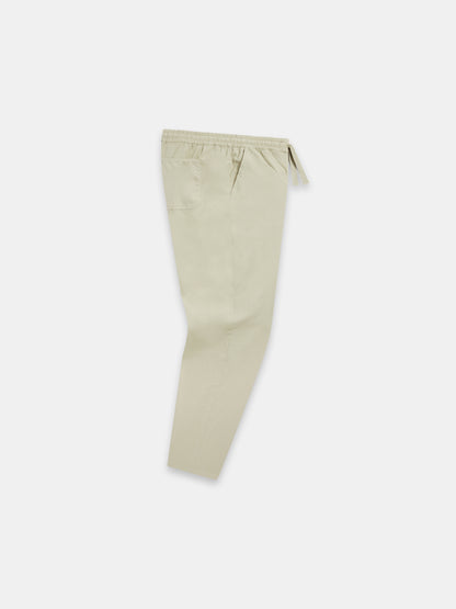 Poplin Drawstring Trouser in Eucalyptus