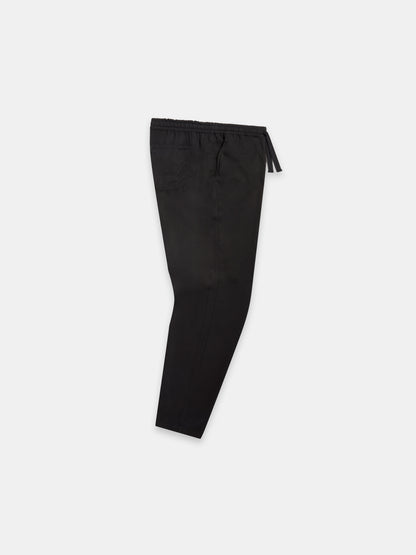 Judd Drawstring Trouser in Black