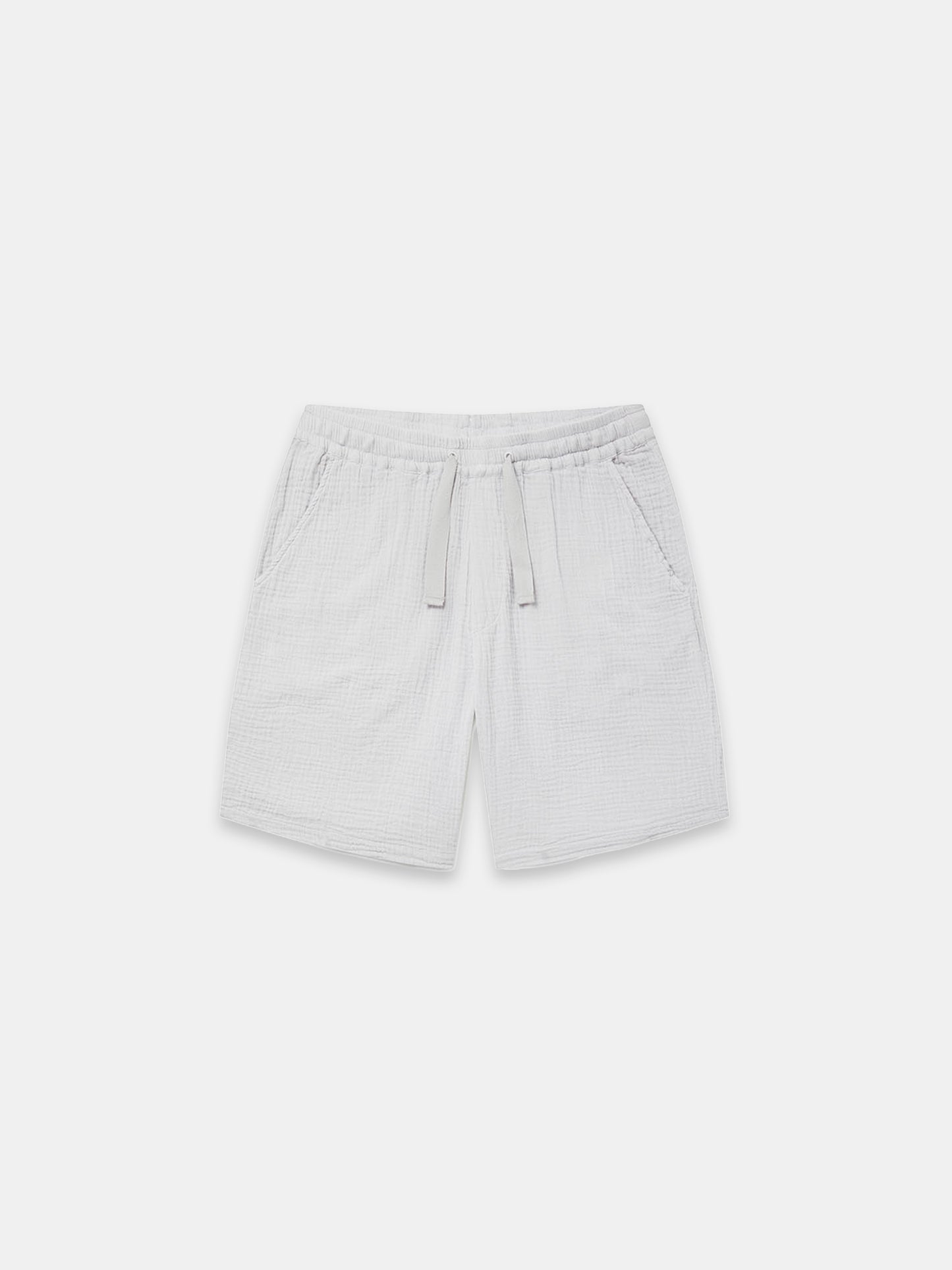 Crinkle Short in Light Grey