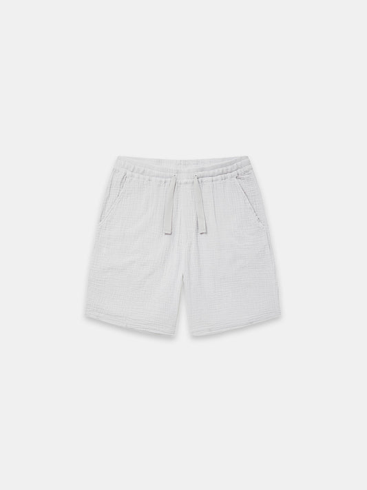 Crinkle Short in Light Grey