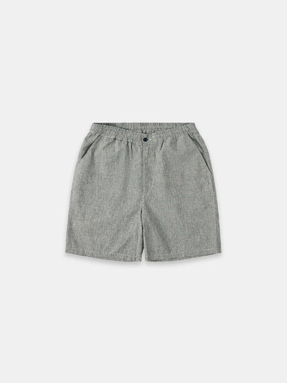 Houndstooth Standed Short in Black & Ecru