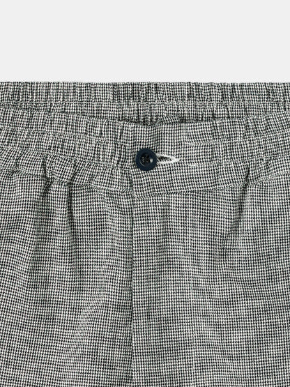 Houndstooth Standed Short in Black & Ecru